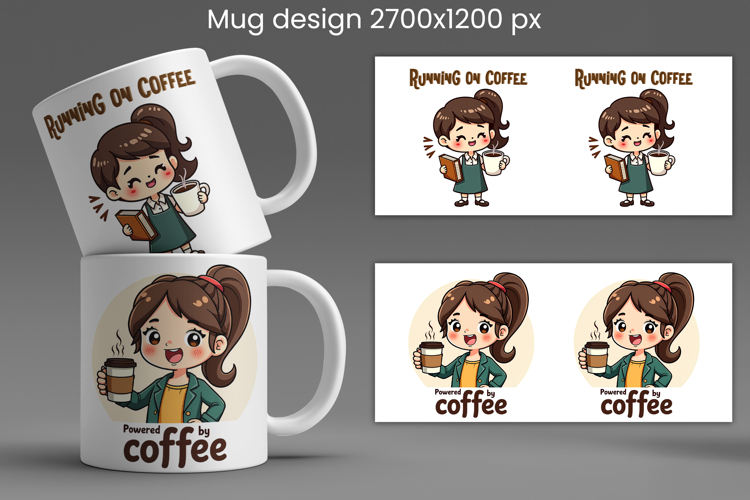 Funny coffee teacher mug wrap | Sarcastic quotes teacher mug