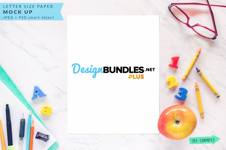 Teacher's Paper, Cardstock | Homeschool Mock up example image 1
