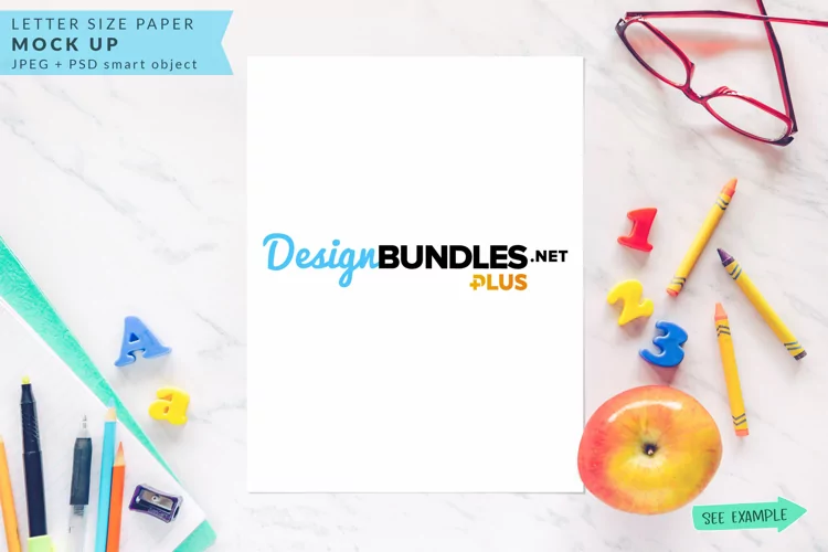 Teacher's Paper, Cardstock | Homeschool Mock up