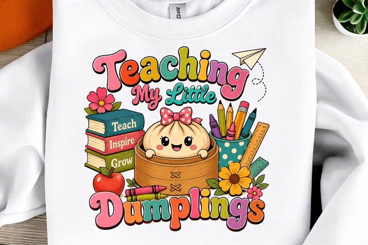 Teaching My Little Dumplings Teacher PNG