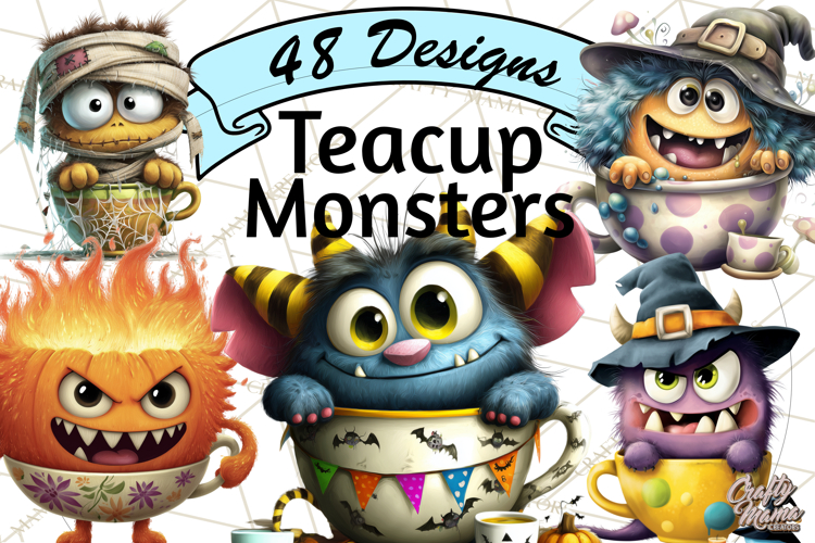 Cute Monster Clipart Image 19