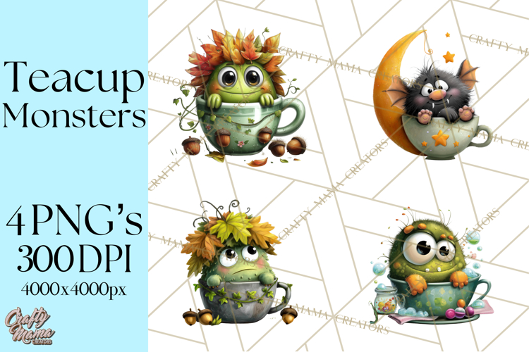 Cute Monster Clipart Image 10