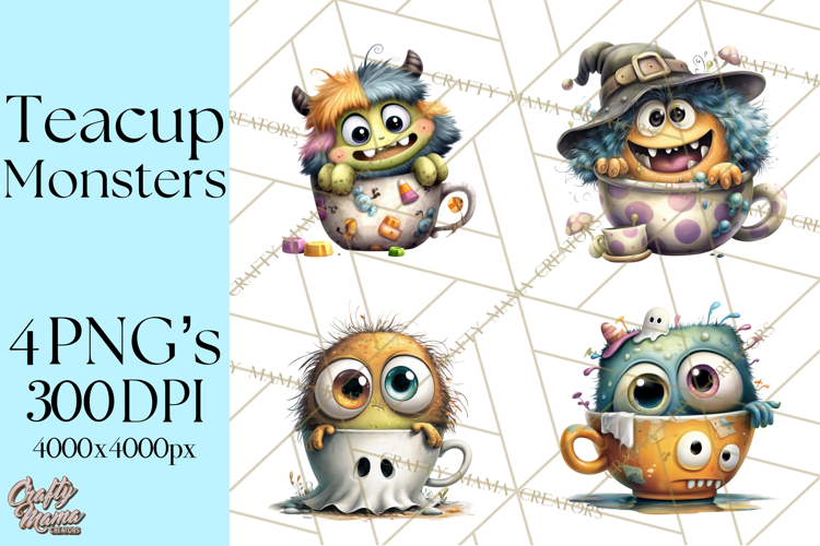 Cute Monster Clipart Image 14