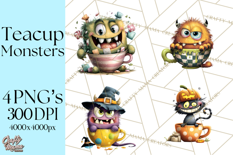 Cute Monster Clipart Image 15