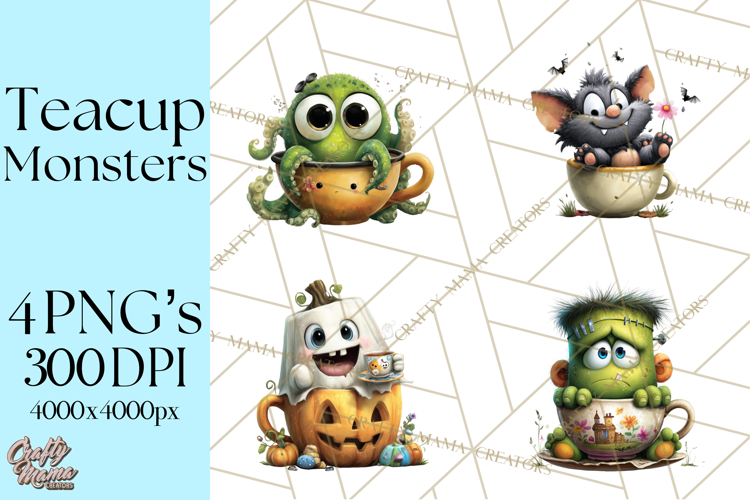 Cute Monster Clipart Image 18