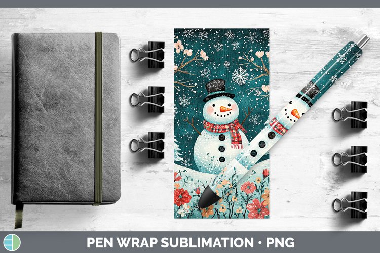 Christmas Snowman Clipart Image 12