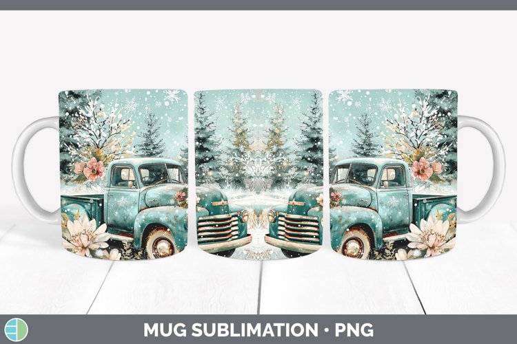 Vintage Truck Clipart Image 5
