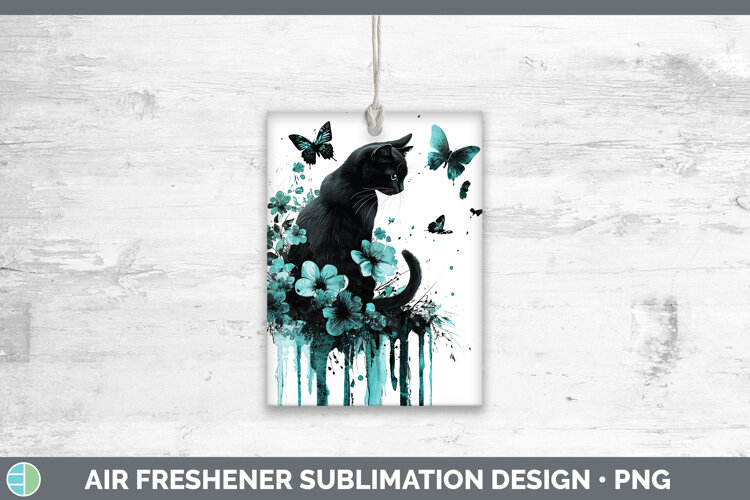 GorgeousTeal Drips Air Freshener design.
