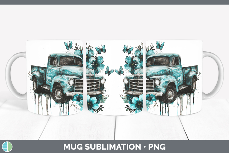 Vintage Truck Clipart Image 6