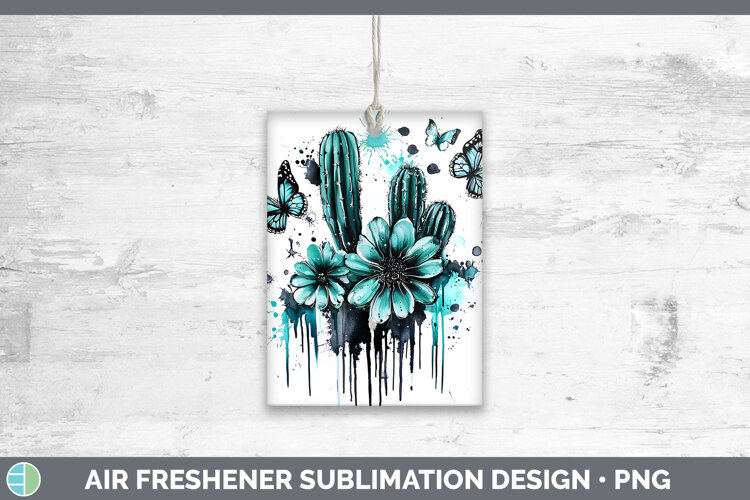 GorgeousTeal Drips Air Freshener design.