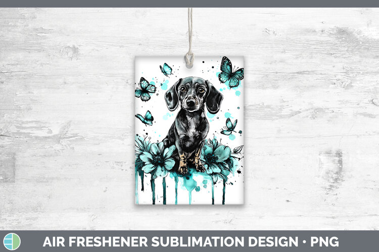 GorgeousTeal Drips Air Freshener design.