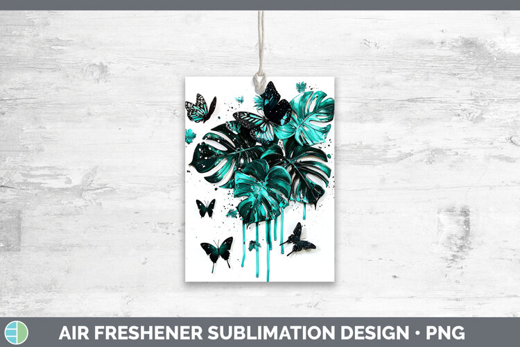 GorgeousTeal Drips Air Freshener design.