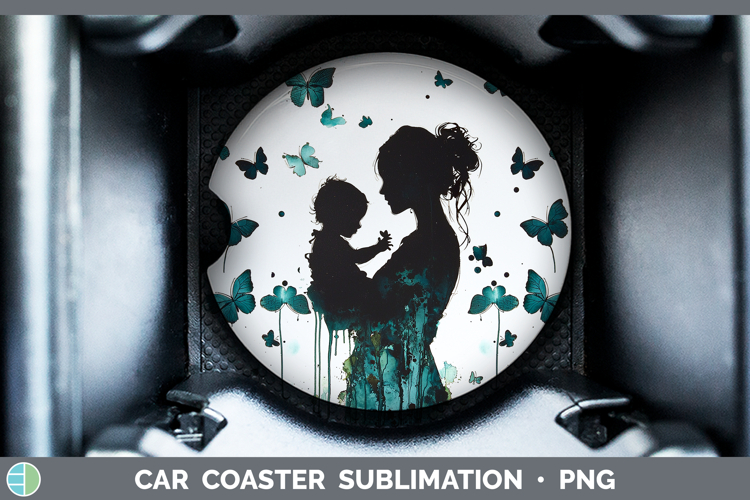 Car Coaster Sublimation Designs