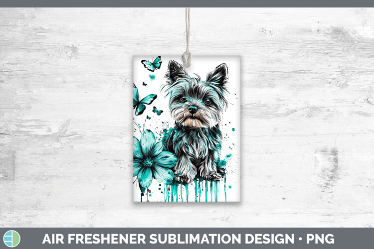 GorgeousTeal Drips Air Freshener design.