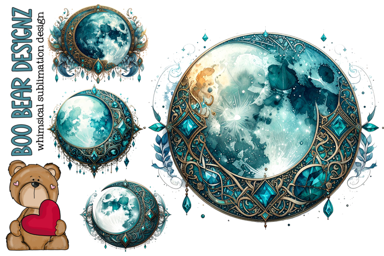 Moon and Stars Clipart Image 4