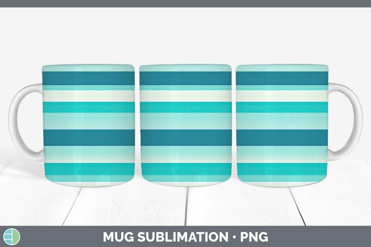 GorgeousTeal Mug Wrap design.