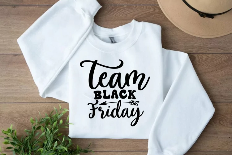 Team Black Friday SVG Cut File