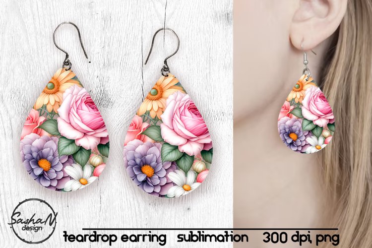 Earring Sublimation Designs Image 3