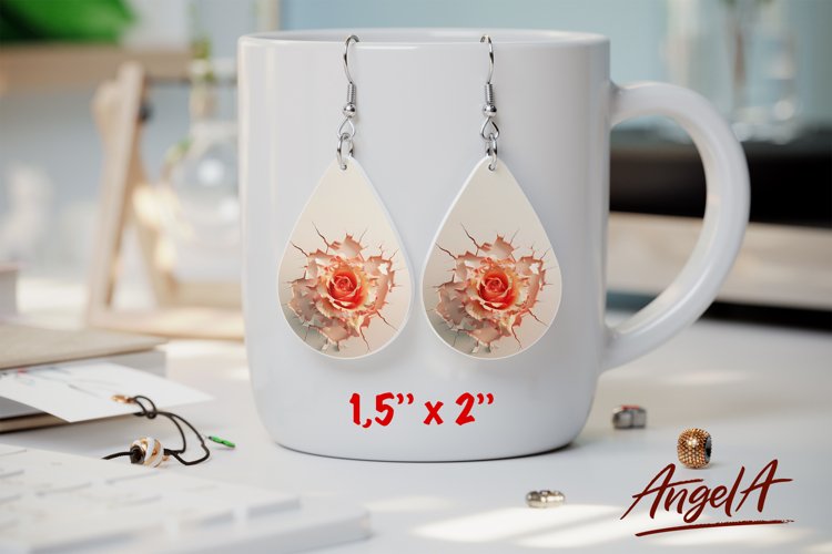 Earring Sublimation Designs Image 8