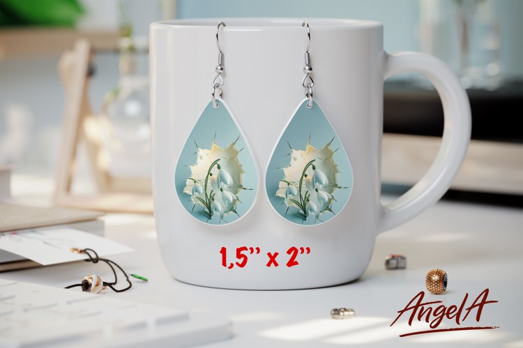 Earring Sublimation Designs Image 7