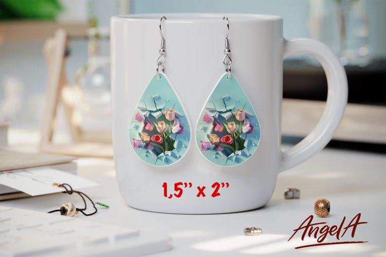 Earring Sublimation Designs Image 3