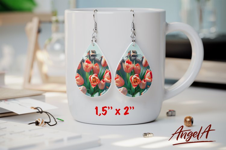 Earring Sublimation Designs Image 22