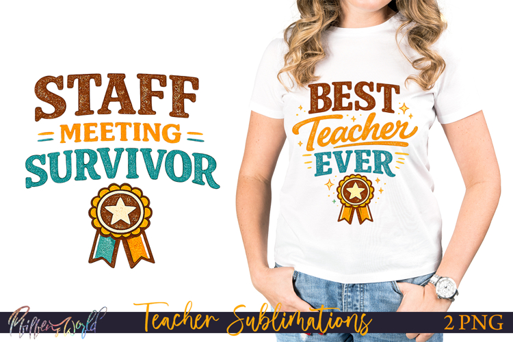 Funny Teacher Sublimations | Retro T Shirt Designs | Award
