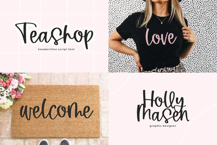 Cute Handwritten Font Bundle - 15 fonts for crafters!
