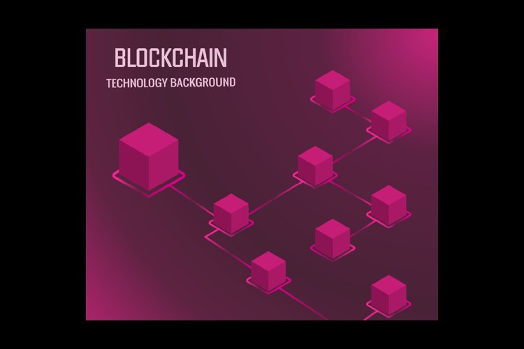 Blockchain Vector Image 20