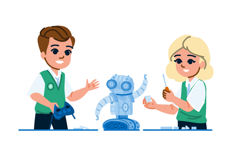 School Vector Image 19