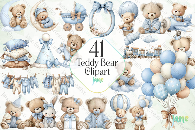 Teddy Bear Clipart Sublimation