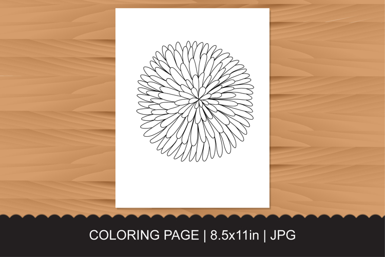 Flower Coloring Pages Image 2