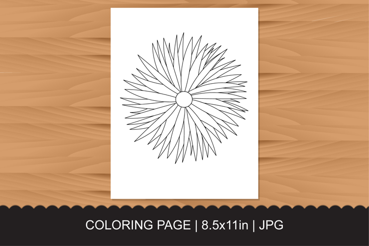Flower Coloring Page