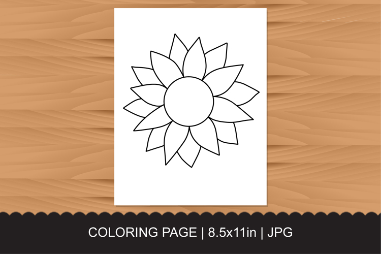 Flower Coloring Pages