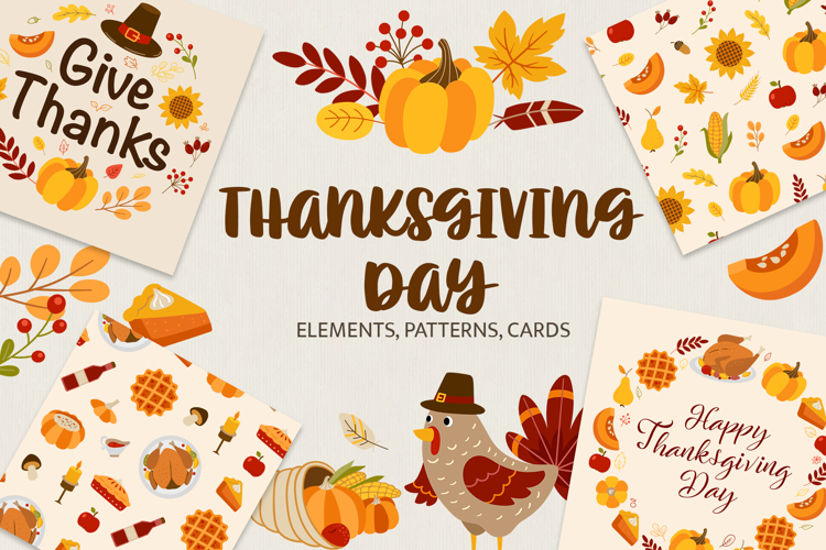 Thanksgiving Day Design Kit