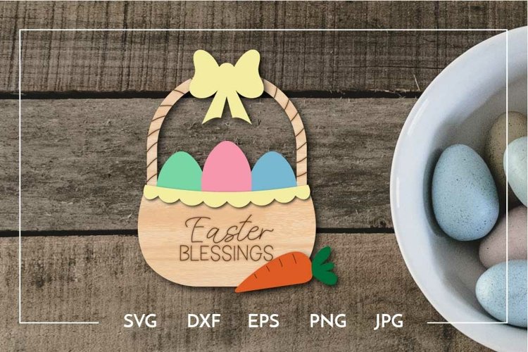 Easter Basket Clipart Image 19