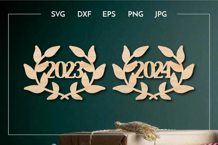 Laurel wreath 2023 2024 | Graduation Laser cut