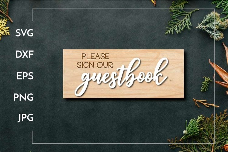 Guestbook | Wedding sign Laser cut Engrave