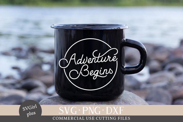Adventure Begins SVG, Travel SVG, Holiday SVG example image 1