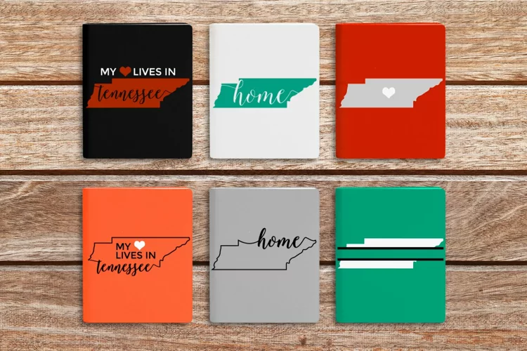 State of Tennessee SVG File Cutting Template
