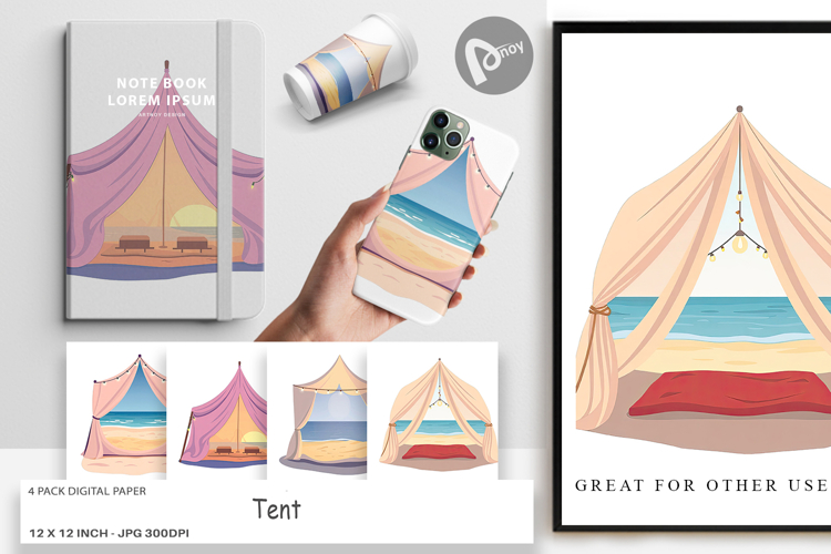 Summer Digital Paper Image 2