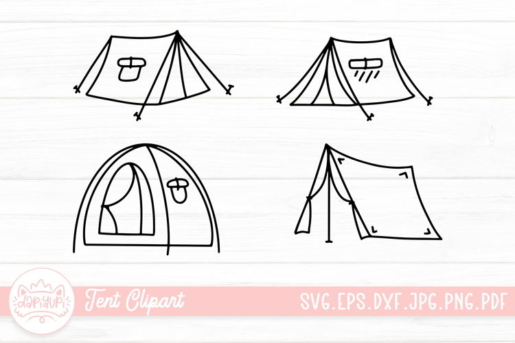 Camp Tent Clipart Image 21