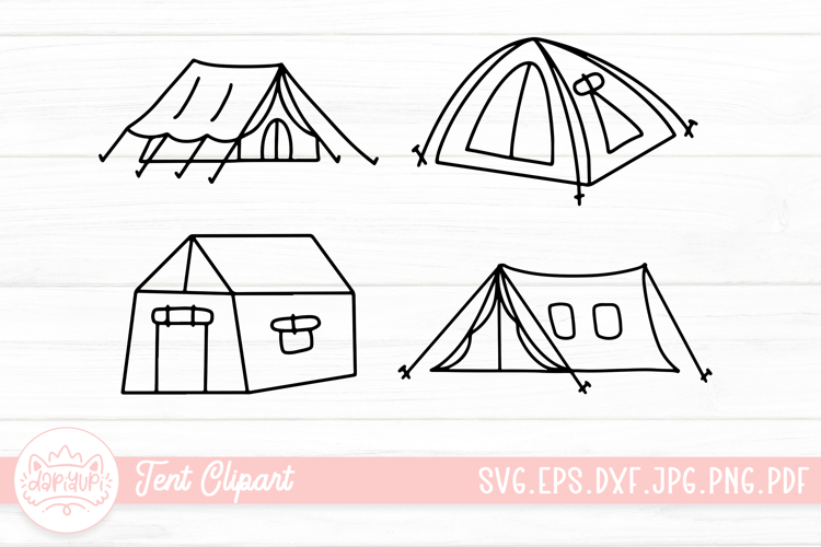 Camp Tent Clipart Image 18