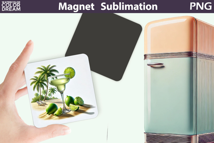 Tequila Magnet | Cocktail Tequila Margarita Sublimation