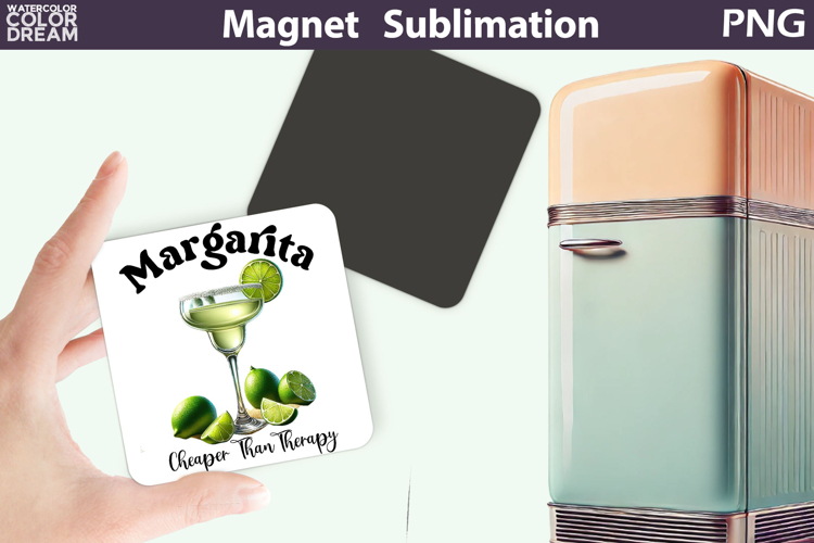 Tequila Magnet | Cocktail Tequila Margarita Sublimation