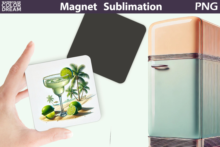 Tequila Magnet | Cocktail Tequila Margarita Sublimation