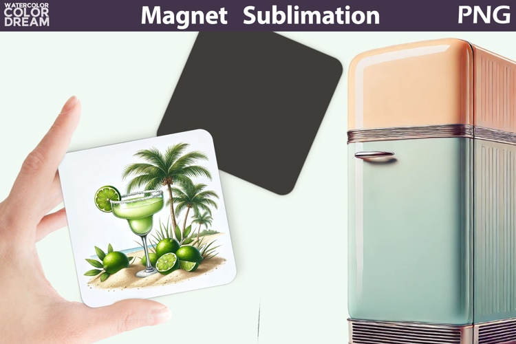Tequila Magnet | Cocktail Tequila Margarita Sublimation