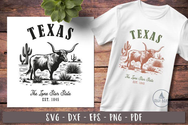 Texas svg | Vintage United states design