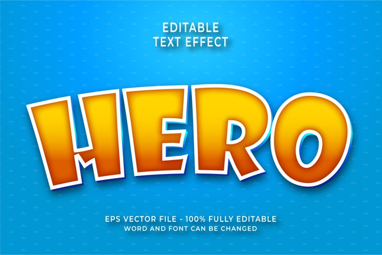 Hero Editable Text Effect (2103158)