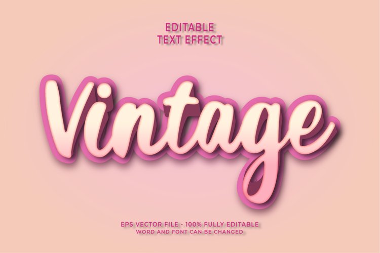 Vintage Text Effect Image 4